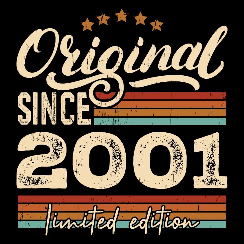 Original 2001 Vintage - 2001 Birthday Gift