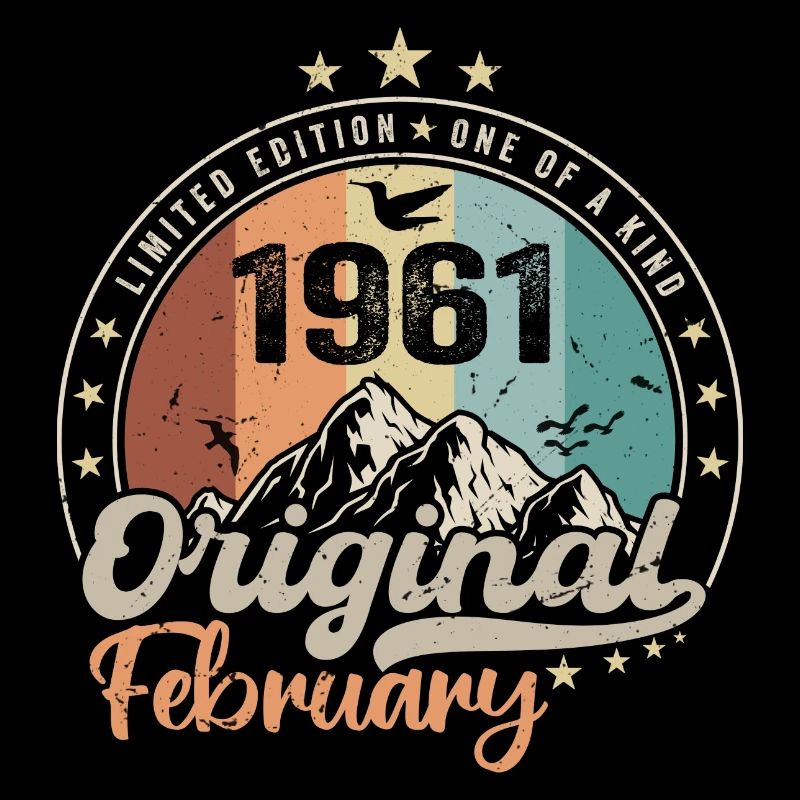 Legends born in February 1961 Gift 63 years