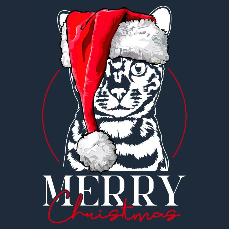 Père Noël Bengale chat joyeux Noël chat Wilsigns