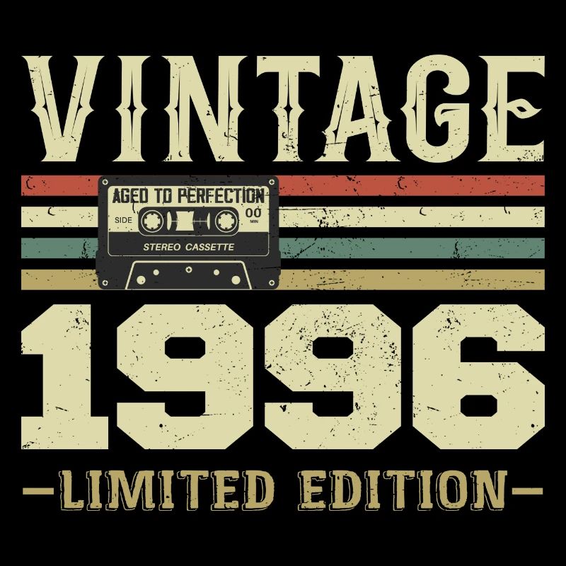 Vintage 1996 Retro 1996 Birthday Gift