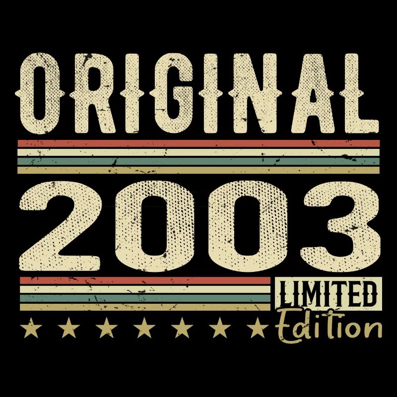 Original 2003 - Retro Birthday Gift 2003