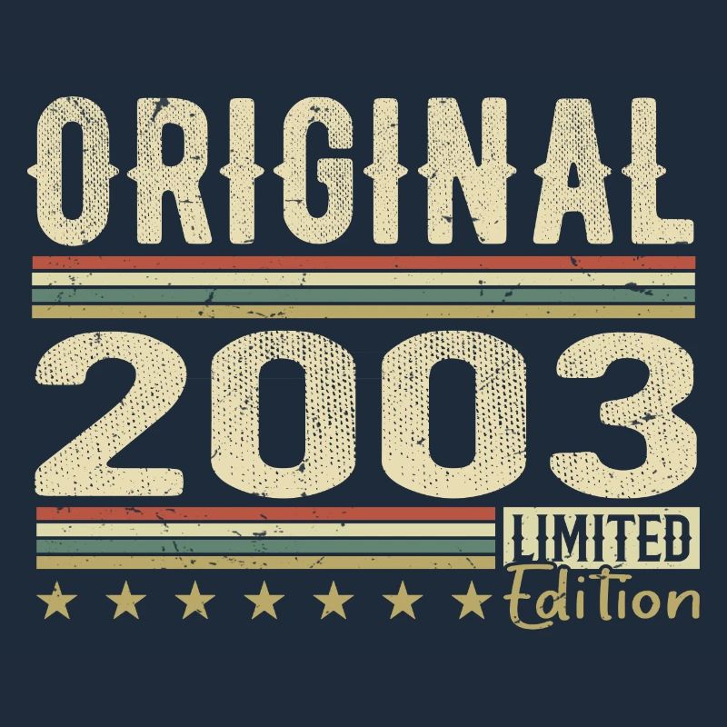 Original 2003 – Retro-Geburtstagsgeschenk 2003