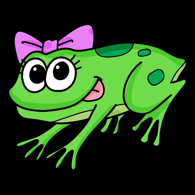 Frosch Mädchen Dame