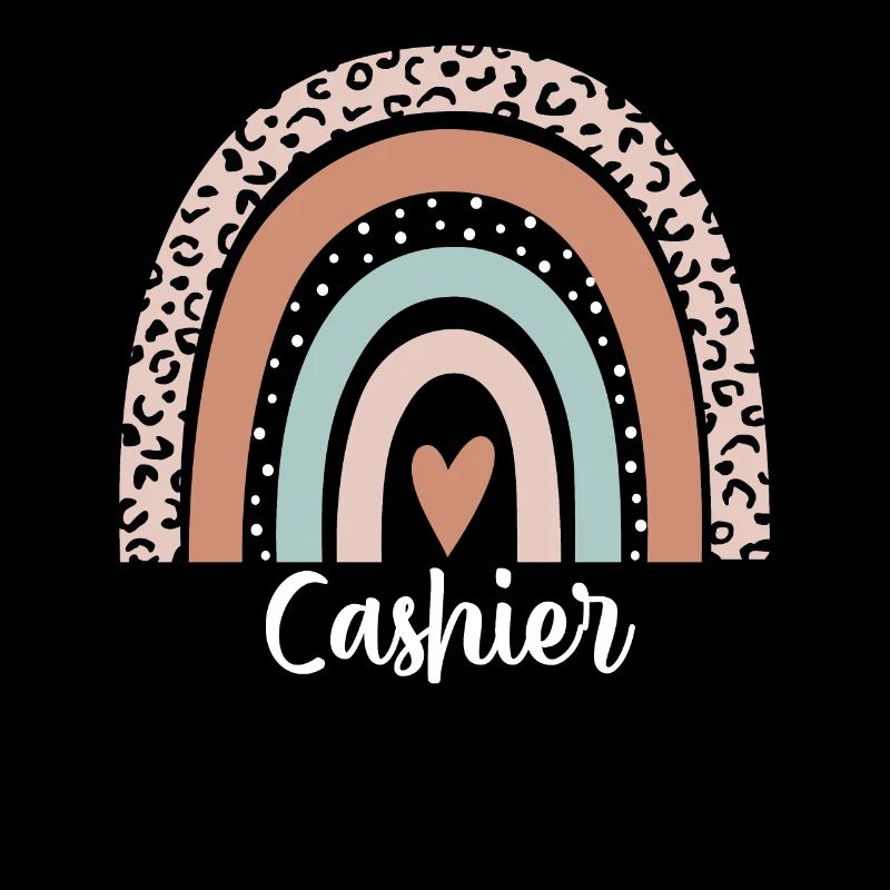 Caissier Rainbow Leopard Appréciation drôle de caissier