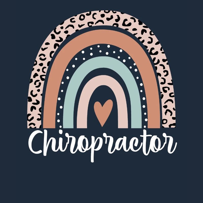 Chiropractor Rainbow Leopard Funny Chiropractor