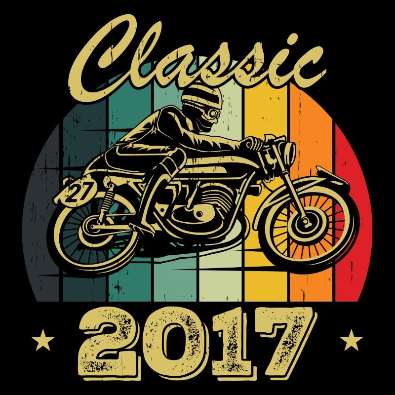 Vintage Classic Birthday Gift Born in 2017