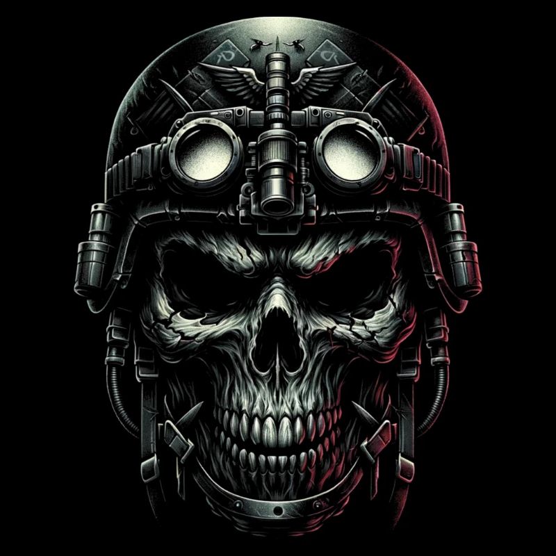 Aviator Skull Pilot