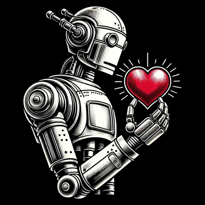 Roboter mit Herz
