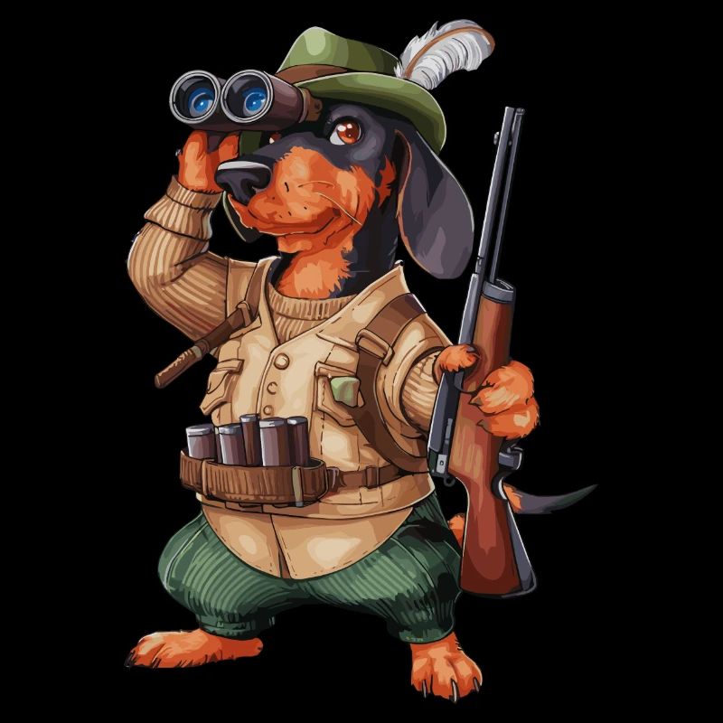Witzger Jagdhund für einen Jäger mit Hund
