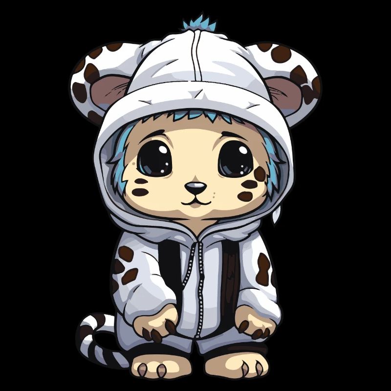 Schneeleopard Winter leopard Comic