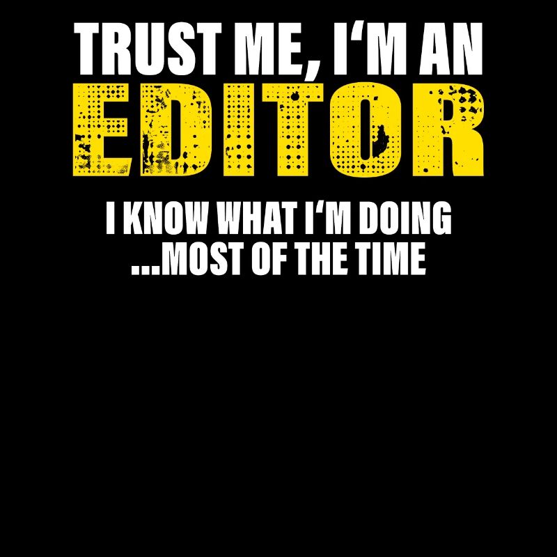 Vertrau Mir Ich Bin Editor Kollegen Geschenk