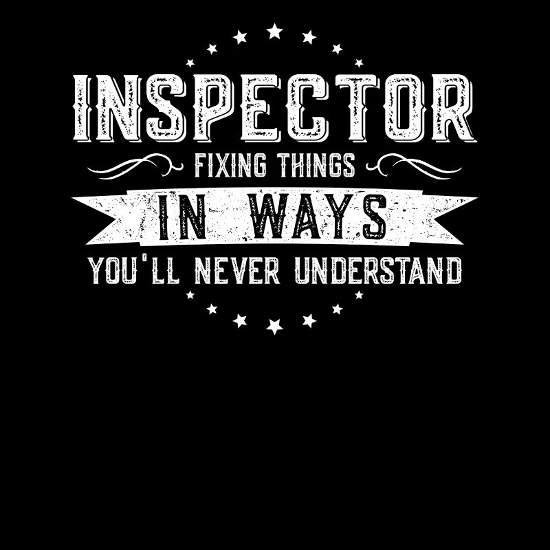 Inspector Colleagues Gift Profession Saying Funny