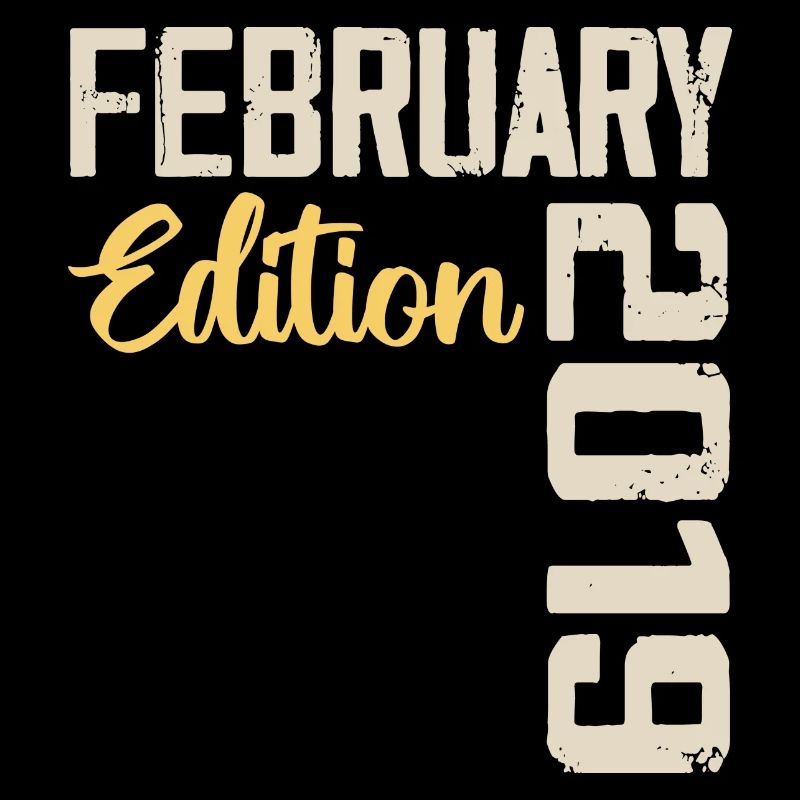 Februar 2019 Geburtstag Februar 2019 Retro