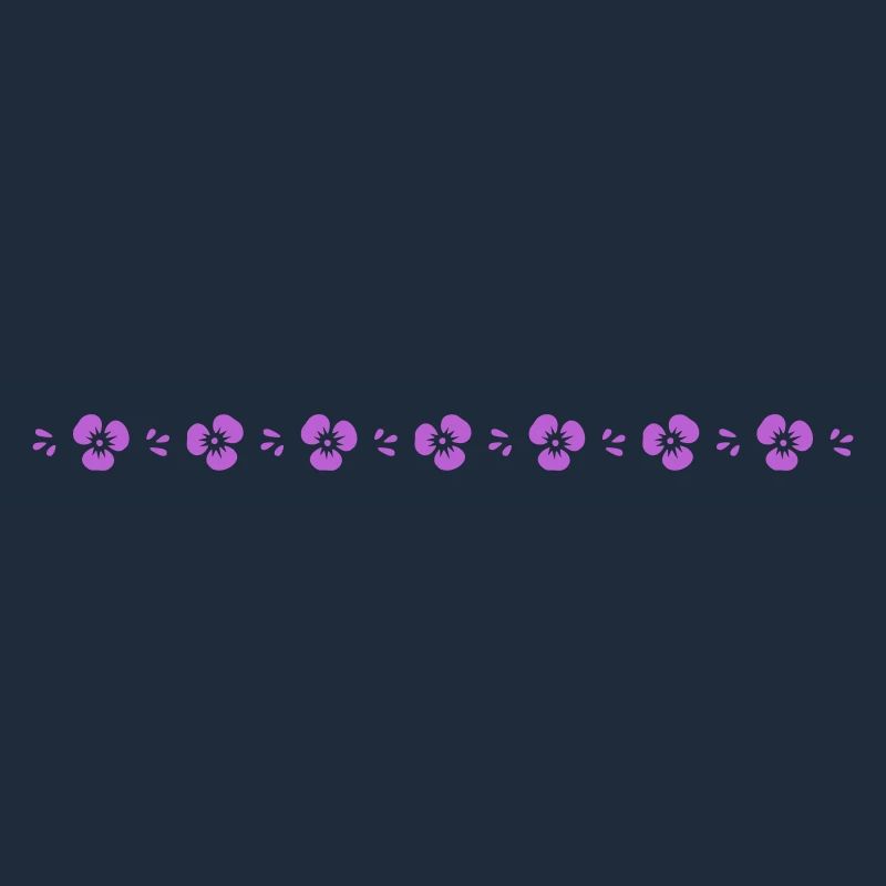 Small pansy line