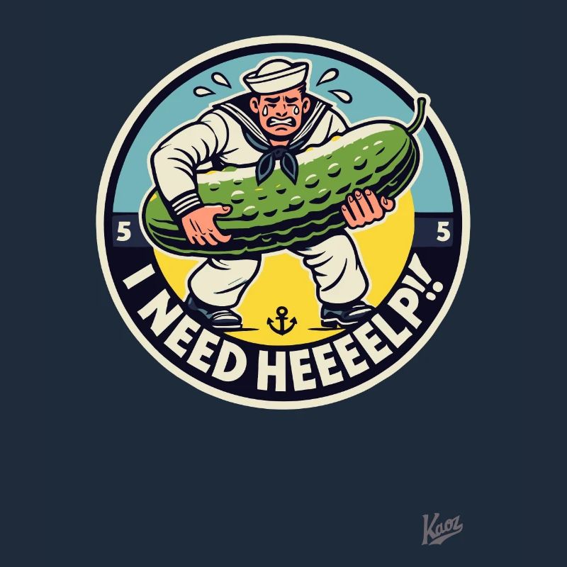 Sweating sailor needs help with the cucumber