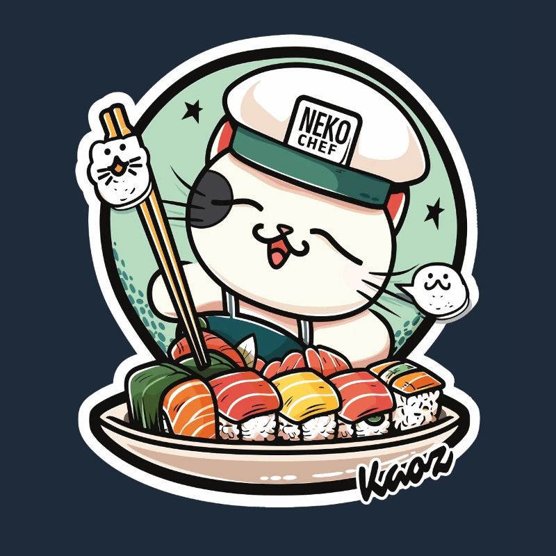 Neko Sushi Chef – Funny Cat Kitchen