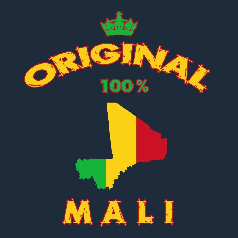 Drapeau du Mali 100 % original