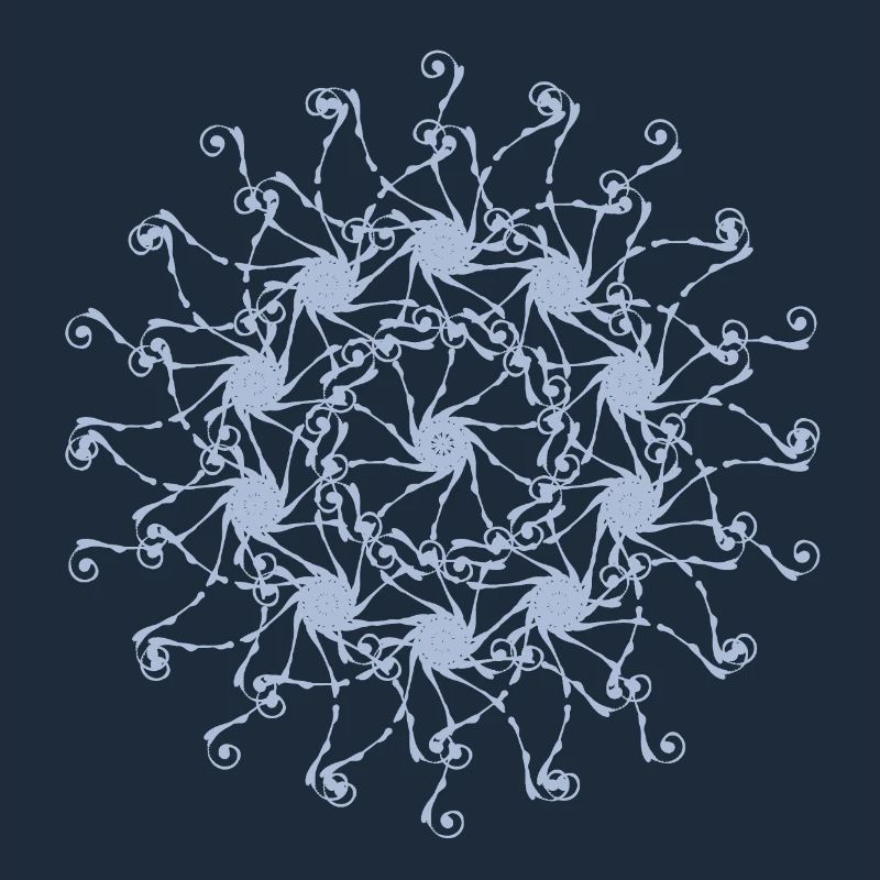 Mandala | Random patterns rotated