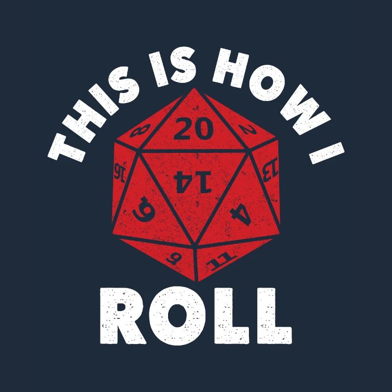 Dungeons Dice RPG Dragons C’EST COMME ÇA QUE JE ROULE