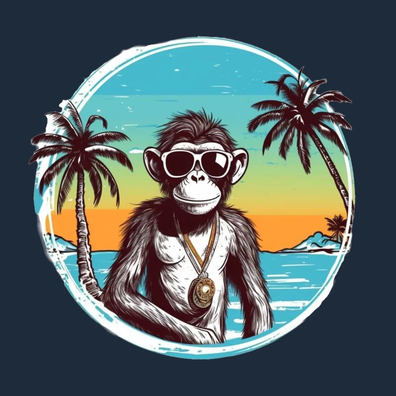 Cool Monkey * Conception de plage d’été