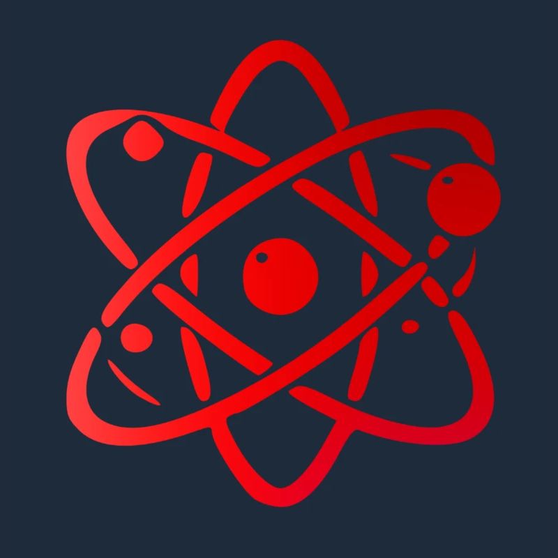 Atomic Model Illustration Design