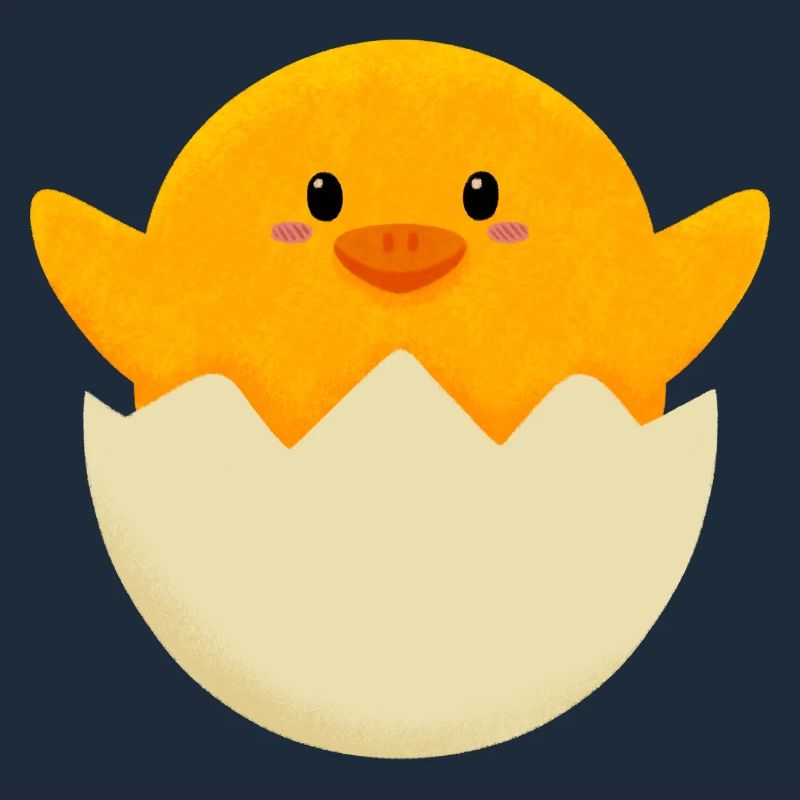 Easter Chick in Egg