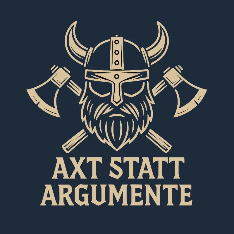 Viking axe instead of arguments