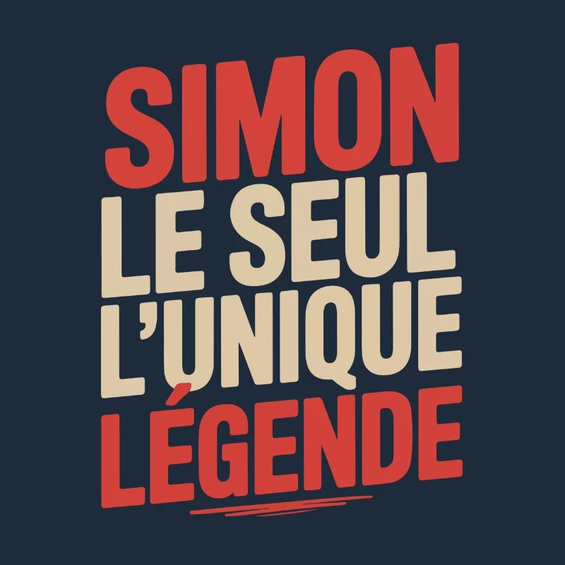 Simon, das einzige einzigartige Legenden-Mann-Geschenk