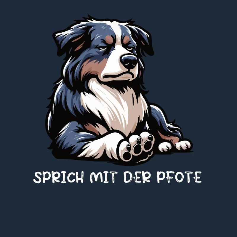 Sprich mit der Pfote Australian Shepherd Aussie 