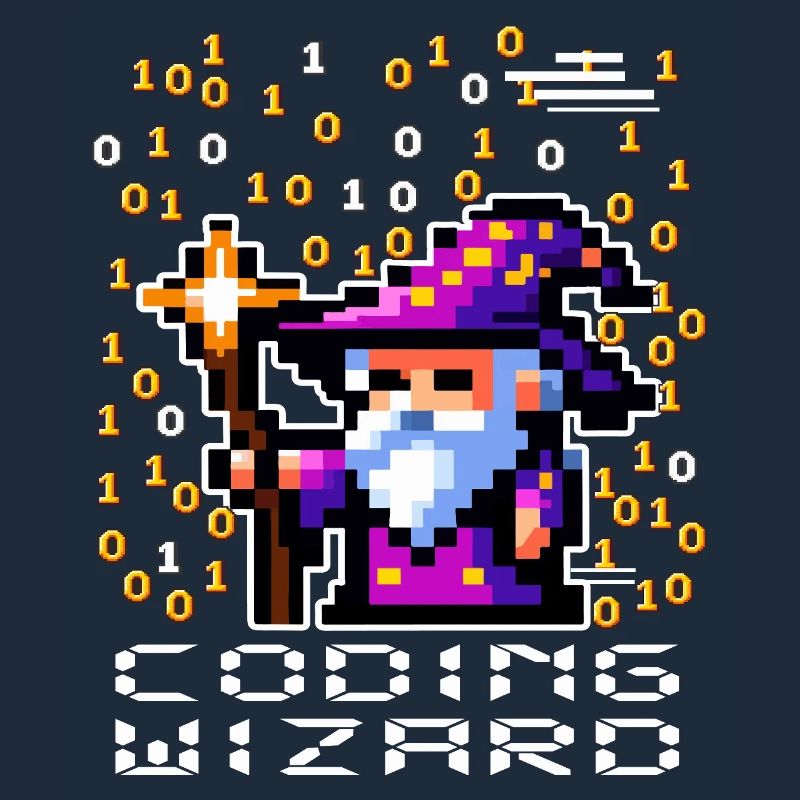 Zauberer-Pixel-Code