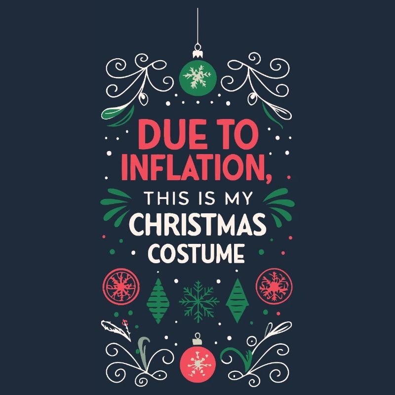 Inflation-Weihnachtskostüm