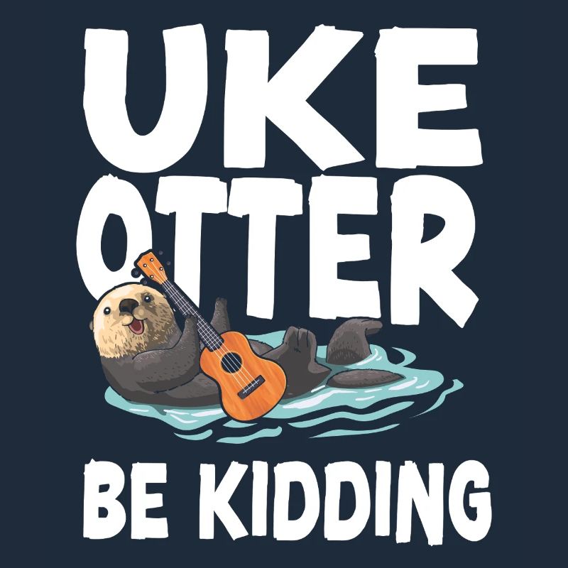 Ukulélé hawaïen Uke Otter Pun Uke