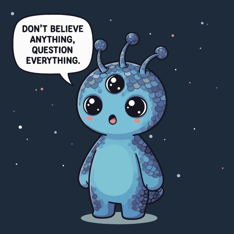 Cute Alien: Statement - Question everything