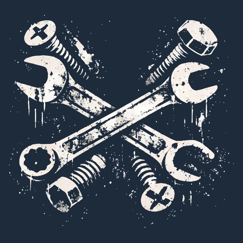 Mécanique de tournevis de conception Tool Grunge