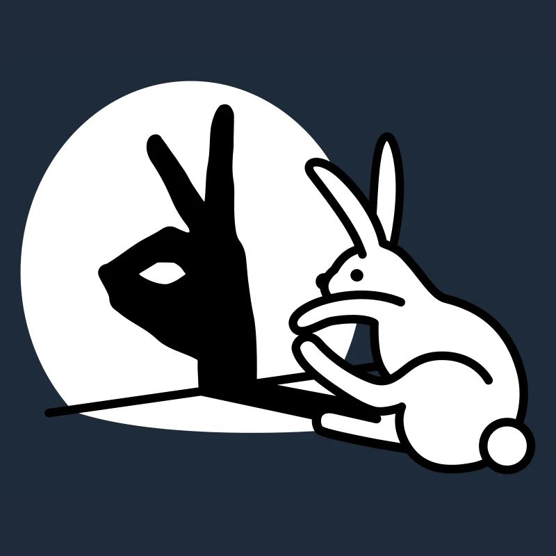 Funny Rabbit Hand Shadow Projection Rabbit