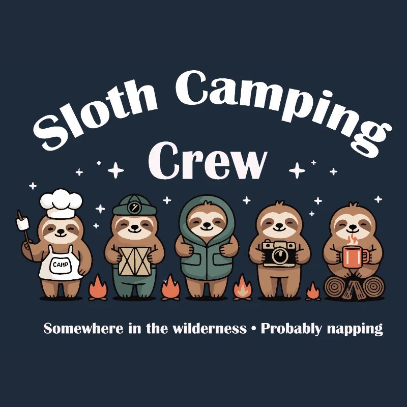 Sloth Camping Crew
