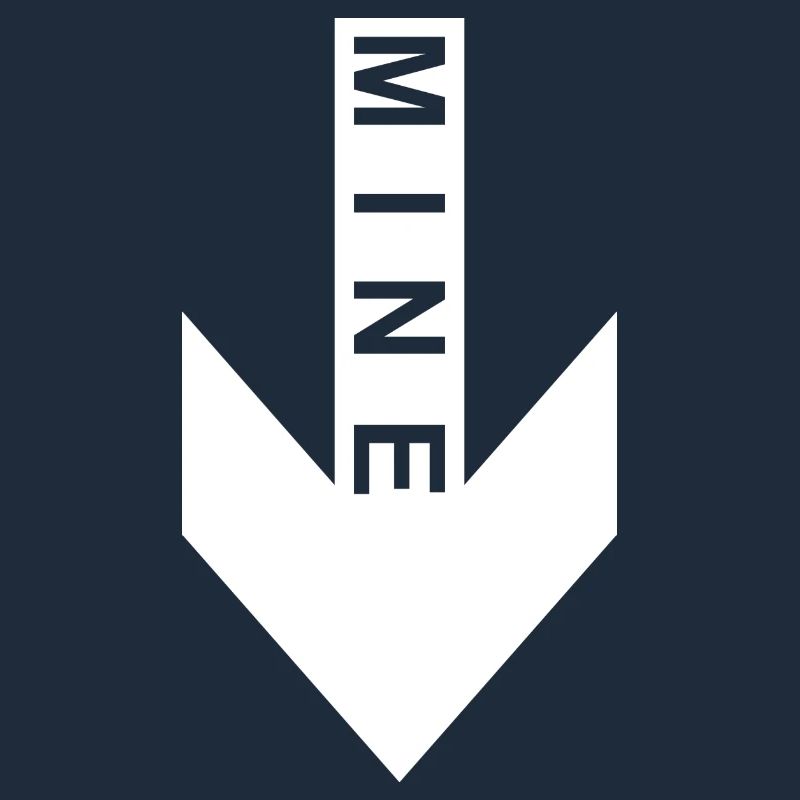 Mine arrow down