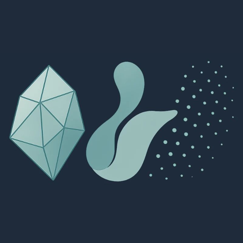 Solid, Liquid, Gaseous - Physics Design 3 Phases