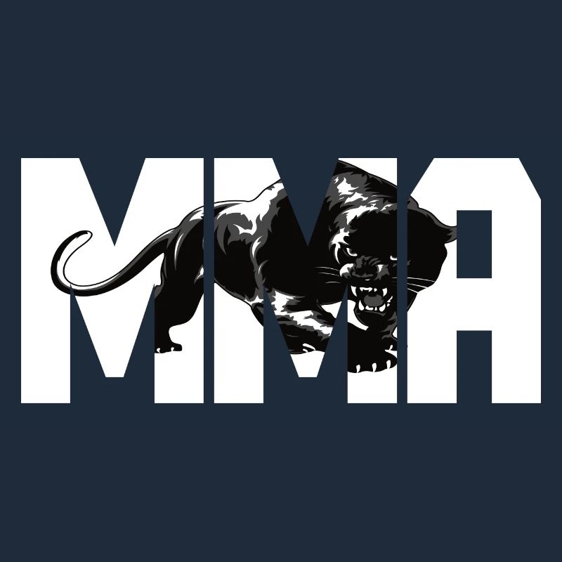 MMA Design mit einer Raubkatze