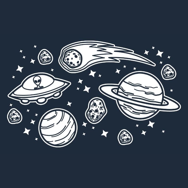 Planets & Aliens, Funny Solar System Science Geek