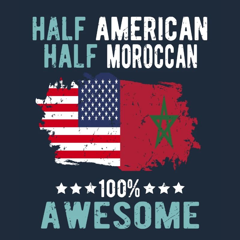 Half American Half Moroccan