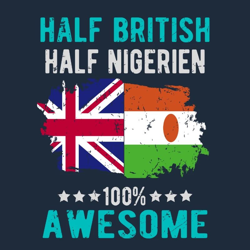 Moitié britannique moitié Nigrer