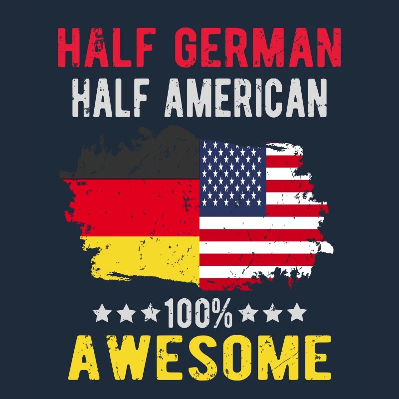 Half German half American
