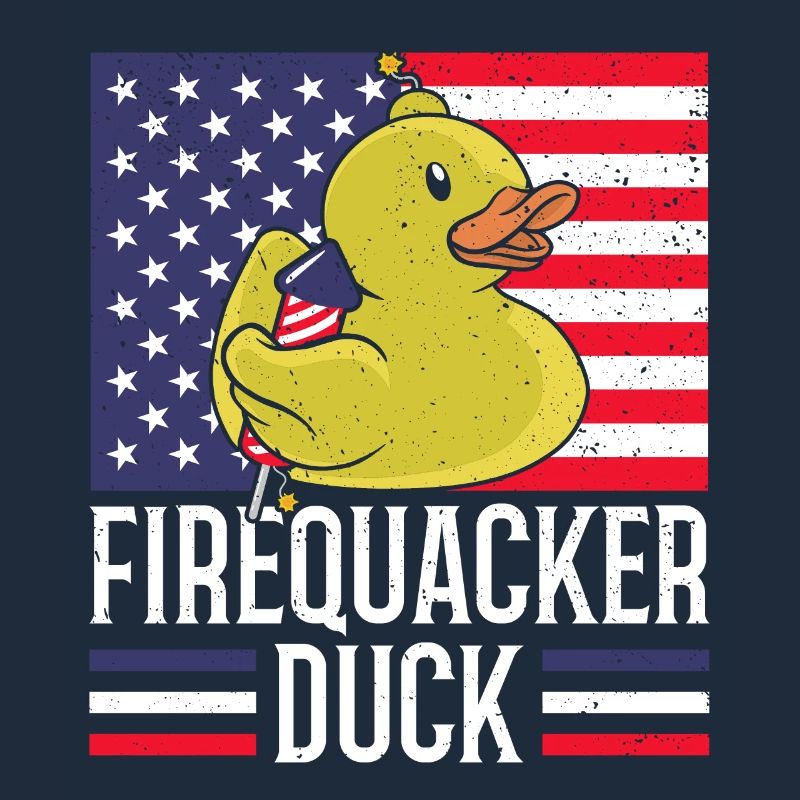 Firequacker Duck 4 juillet Firecracker