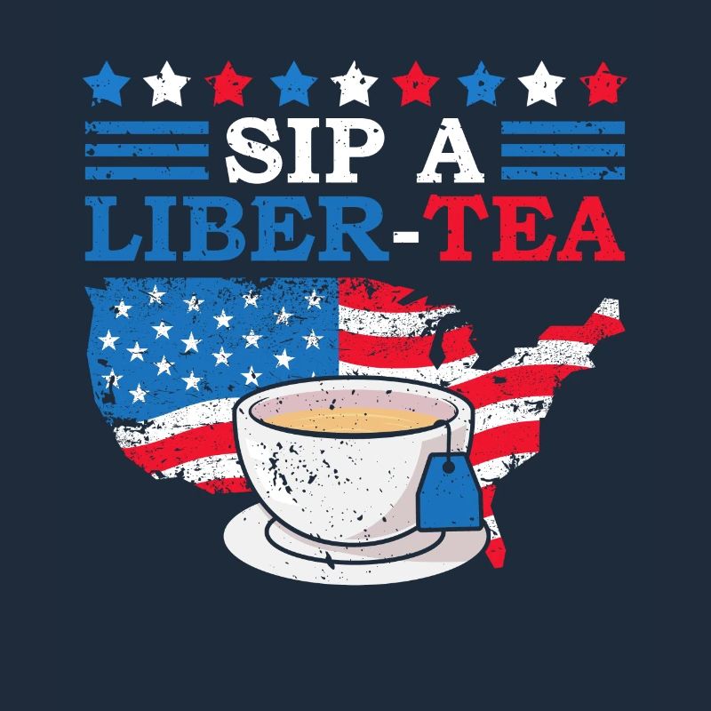 Sip A Liber-tee 4. Juli Teetrinker Independence