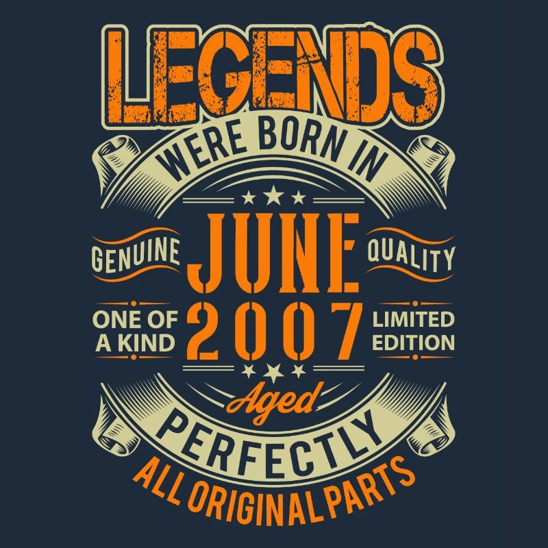 2007 Juni Geburtstag Legende