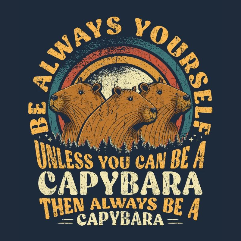 Capybara Sei Immer Du Selbst