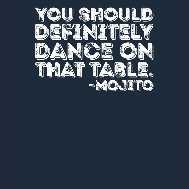 Vous devriez absolument danser sur cette table Mojito