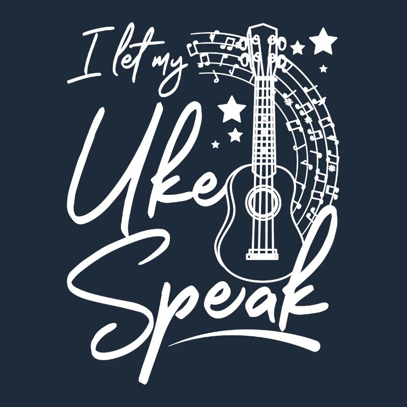 I let my uke speak, Ukulele player