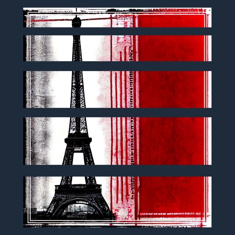 Paris Eiffel Tower Modern Casual Style